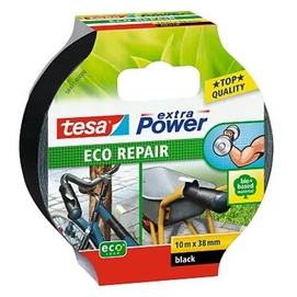 Javítószalag, 38 mm x 10 m, TESA &quot;Extra Power Eco Repair&quot;, fekete