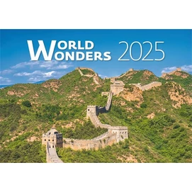 Naptár, fali, DAYLINER, &quot;World wonders&quot;