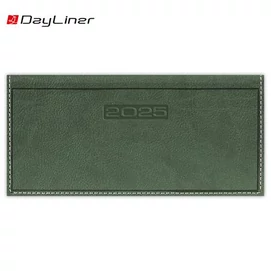 Zsebnaptár, fekvő elrendezésű, DAYLINER, &quot;Sherwood&quot;, zöld