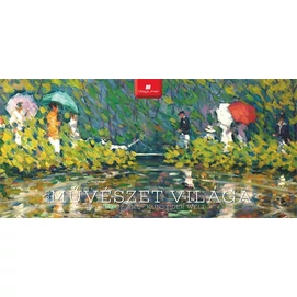 Naptár, asztali, álló, DAYLINER &quot;Művészet világa&quot;