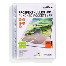 Genotherm, lefűzhető, PP, A4, 80 mikron, DURABLE &quot;rPP&quot;