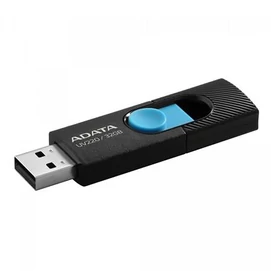 Pendrive, 32GB, USB 2.0, ADATA &quot;UV220&quot;, fekete