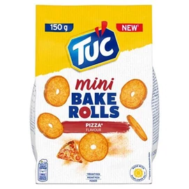 Pirított kenyérkarika, 150 g, TUC &quot;Mini Bake Rolls&quot;, pizza