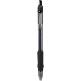 Golyóstoll, 0,27 mm, nyomógombos, ZEBRA &quot;Z-Grip&quot;, fekete