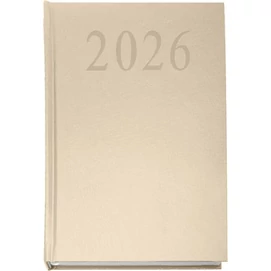 Naptár, tervező, A5, napi, 2026, bézs