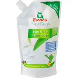 Folyékony szappan utántöltő, 500 ml, FROSCH, &quot;Érzékeny bőrre&quot;