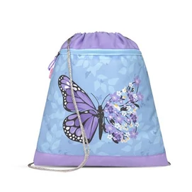 Tornazsák, BELMIL &quot;Purple Blue Butterfly&quot;, lila, pillangó