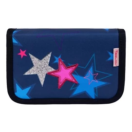 Tolltartó, klapnis, cipzáras, BELMIL &quot;Sparkling Star&quot;, kék, csillagok