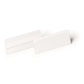 Logisztikai zseb, 100x38 mm, fekvő, DURABLE &quot;HARD COVER&quot;, öntapadó csíkkal, átlátszó