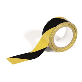 Jelölőszalag, 50 mm x 33 m, 0,16 mm, DURABLE &quot;DURALINE&quot;, sárga-fekete