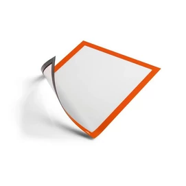 Infokeret, A4, mágneses, DURABLE &quot;DURAFRAME® MAGNETIC&quot;, narancs
