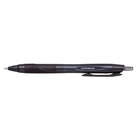 Golyóstoll, 0,35 mm, nyomógombos, fekete tolltest, UNI &quot;SXN-157S Jetstream Sport Eco&quot;, fekete