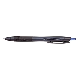 Golyóstoll, 0,35 mm, nyomógombos, fekete tolltest, UNI &quot;SXN-157S Jetstream Sport Eco&quot;, kék