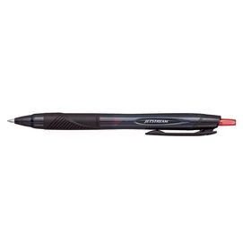 Golyóstoll, 0,35 mm, nyomógombos, fekete tolltest, UNI &quot;SXN-157S Jetstream Sport Eco&quot;, piros