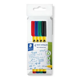 Tűfilc készlet, 0,6 mm,  STAEDTLER &quot;Noris® 307&quot;, 4 különböző szín