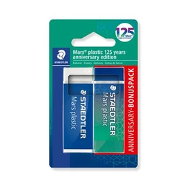 Radír, STAEDTLER &quot;Mars® Plastic 526 , 125 years&quot;, kék-zöld