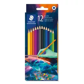 Színes ceruza készlet, hatszögletű, STAEDTLER &quot;175 C&quot;, Multiverzum 1, 12 különböző szín