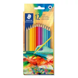 Színes ceruza készlet, hatszögletű, STAEDTLER &quot;175 C&quot;, Multiverzum 2, 12 különböző szín