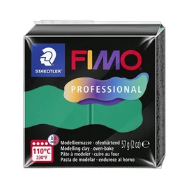 Gyurma, 57 g, égethető, FIMO &quot;Professional&quot;, zöld