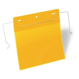 Logisztikai zseb, A5, fekvő, DURABLE, dróttal, sárga