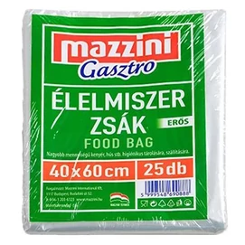 Élelmiszerzsák, erős, 25 db, 40 x 60 cm, MAZZINI &quot;Gasztro&quot;