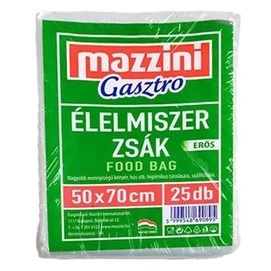 Élelmiszerzsák, erős, 25 db, 50 x 70 cm, MAZZINI &quot;Gasztro&quot;