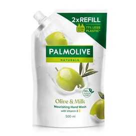 Folyékony szappan utántöltő, 0,5 l, PALMOLIVE Nourishing &quot;Olive and milk&quot;