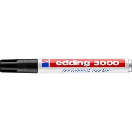 Alkoholos marker, 1,5-3 mm, kúpos, EDDING &quot;3000&quot;, fekete