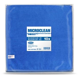 Törlőkendő, univerzális, 10 db, 32x32 cm, BONUS &quot;MicroCLEAN&quot;, kék
