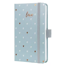 Naptár, A6, heti, 2026, kemény borító, SIGEL &quot;Jolie&quot;, Grey love