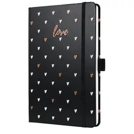 Naptár, A5, heti, 2026, kemény borító, SIGEL &quot;Jolie&quot;, Dark love