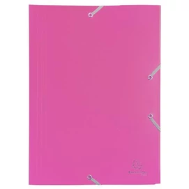 Gumis mappa, PP, A4, EXACOMPTA "Opaque", fukszia
