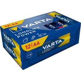 Elem, AA ceruza, 12 db, műanyagmentes, VARTA &quot;Longlife Power&quot;