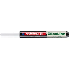 Lakkmarker, 1-2 mm, EDDING &quot;51&quot;, fehér