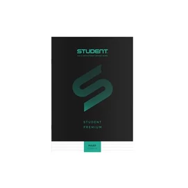 Füzet, tűzött, A4, vonalas, 32 lap, ICO &quot;Student Premium&quot;, &quot;81-32&quot;, fekete