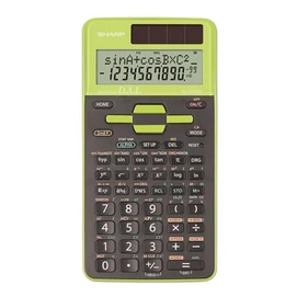 Számológép, tudományos, 273 funkció, SHARP &quot;EL-531&quot;, zöld