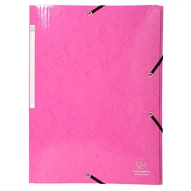 Gumis, mappa, karton, A4, EXACOMPTA &quot;Iderama&quot;, pink