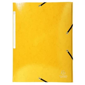 Gumis, mappa, karton, A4, EXACOMPTA &quot;Iderama&quot;, sárga