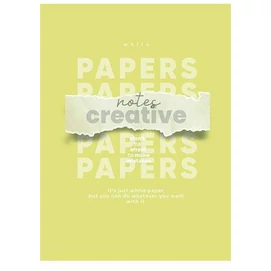 Füzet, tűzött, A4, vonalas, 80 lap, SHKOLYARYK &quot;Notes Creative&quot;, vegyes
