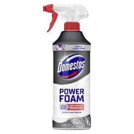 WC- és fürdőszoba tisztító hab, 435 ml, DOMESTOS &quot;Power Foam&quot;, vízkőoldó