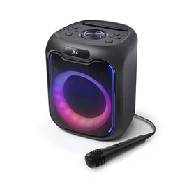 Hangszóró, Bluetooth, mikrofonnal, LED fényekkel, 150W, MUSE &quot;M-1803DJ&quot;, fekete