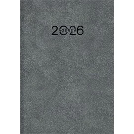 Naptár, tervező, A5, napi, DAYLINER "Animal", Wolf-szürke