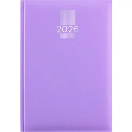 Naptár, tervező, A5, napi, DAYLINER, "MyPastel", lila