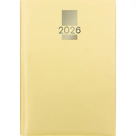 Naptár, tervező, A5, napi, DAYLINER, "MyPastel", sárga