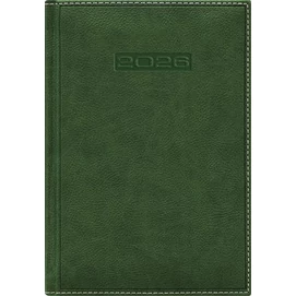 Naptár, tervező, A5, napi, DAYLINER, &quot;Sherwood&quot;, zöld