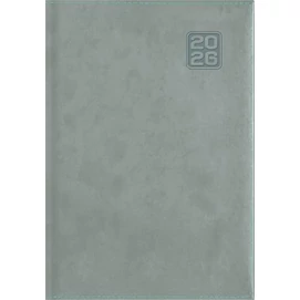 Naptár, tervező, A5, napi, DAYLINER "Square", szürkéskék