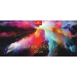 Naptár, asztali, álló, DAYLINER "Színek világa"