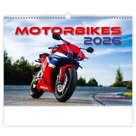 Naptár, fali, DAYLINER, &quot;Motorbikes&quot;