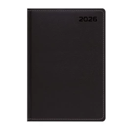 Naptár, tervező, B5, heti, TOPTIMER, "Queen" fekete