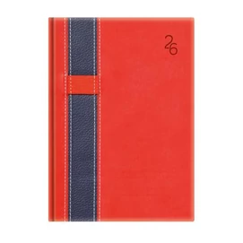 Naptár, tervező, B5, heti, TOPTIMER &quot;Vario&quot;, piros-kék